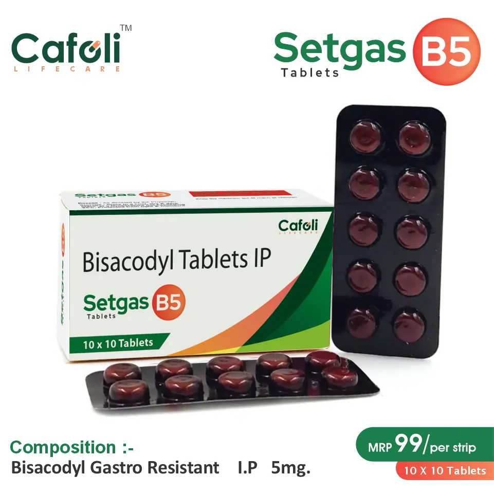 Bisacodyl 5mg Tablet at Best Price in PCD Medical Pharma for Constipation Relief